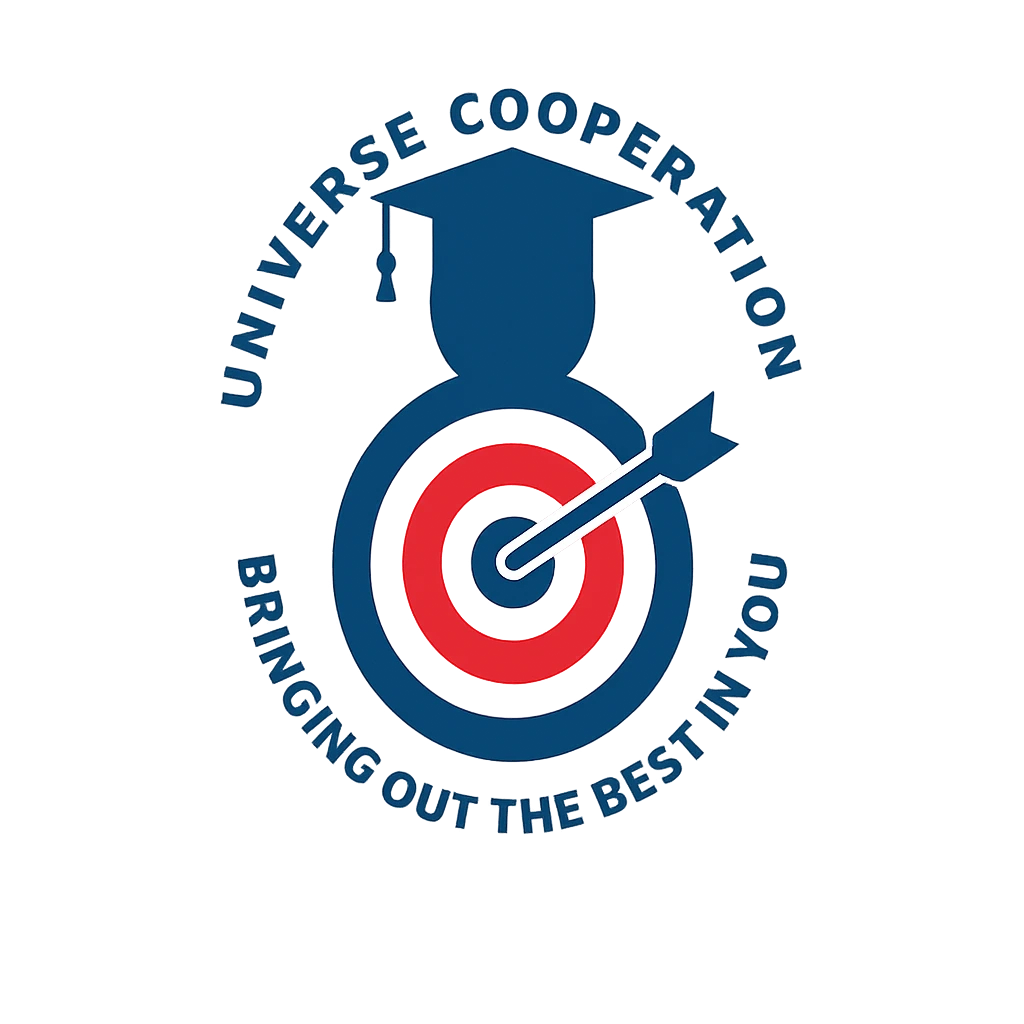 Logo Universe Cooperation — cible et flèche